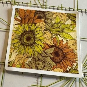 •Brand New• Sunflower Aesthetic Waterproof Sticker